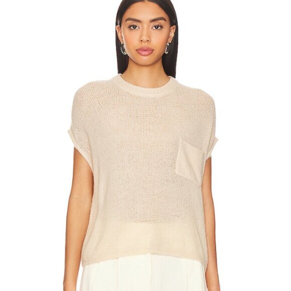 LNA x Revolve Loma Soft Oversized Boxy Sleeveless Sweater in Red Size M $95 - Picture 2 of 8